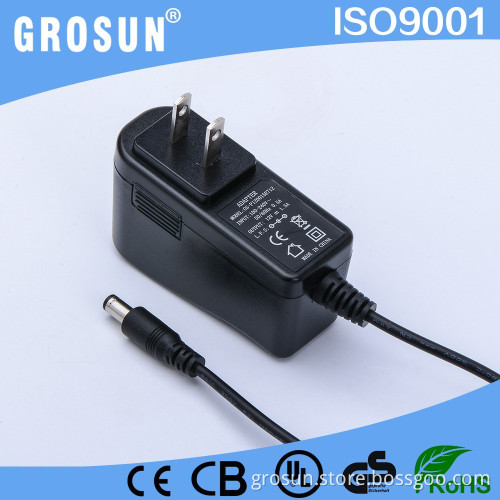 china guangdong transformer 12v 1.5a dc 12v 1.5a power adapter with CE UL RoHS US plug